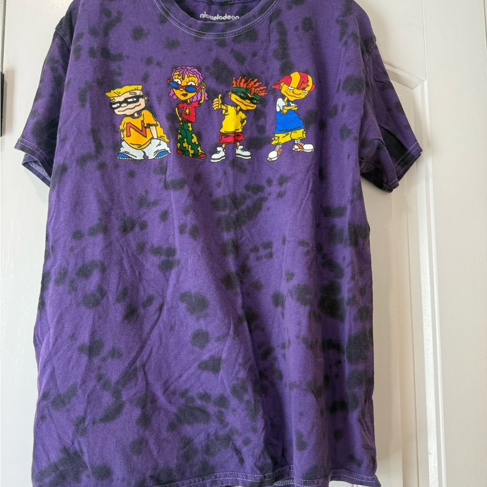 Nickelodeon Rocket Power Tie-Dye Purple T-Shirt
